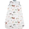 Cotton Muslin Quilted Sleep Bag Large, Farmyard - Infant - 3