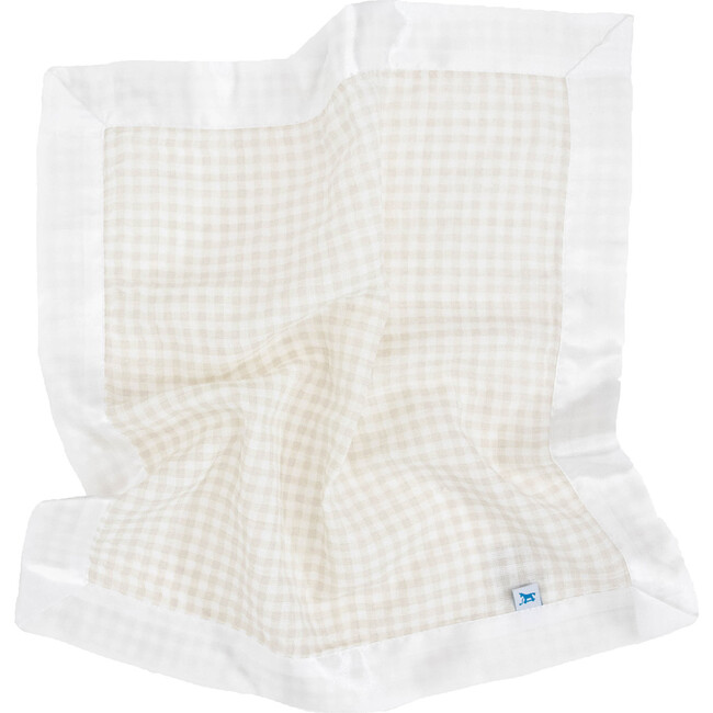 Cotton Muslin Security Blanket, Tan Gingham (Pack Of 3) - Swaddles - 3