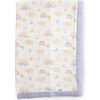 Deluxe Muslin Baby Quilt, Rainbows and Raindrops - Swaddles - 1 - thumbnail