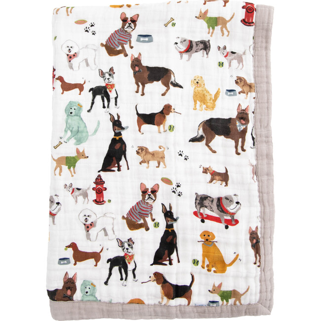 Cotton Muslin Baby Quilt, Woof