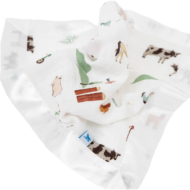 Cotton Muslin Security Blanket, Farmyard (Pack Of 3) - Swaddles - 4