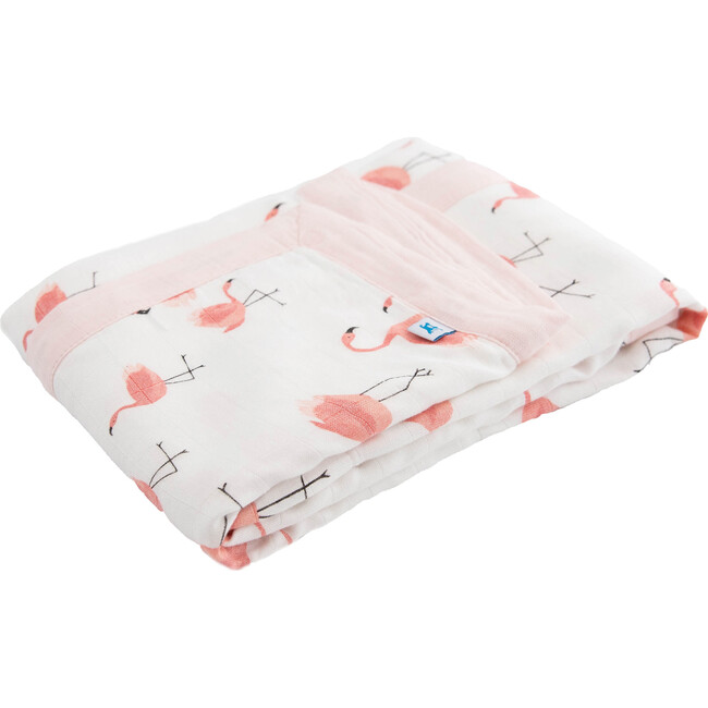 Deluxe Muslin Baby Quilt, Pink Ladies