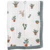 Cotton Muslin Baby Quilt, Prickle Pots - Swaddles - 1 - thumbnail