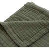 Cotton Muslin Quilted Throw, Fern - Swaddles - 2