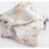 Deluxe Muslin Baby Quilt, Rainbows and Raindrops - Swaddles - 4