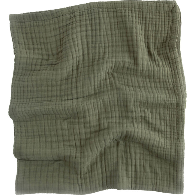 Cotton Muslin Quilted Throw, Fern - Swaddles - 3