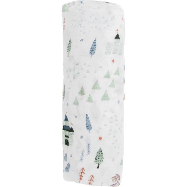 Deluxe Muslin Swaddle Blanket, Dragon Days - Swaddles - 2
