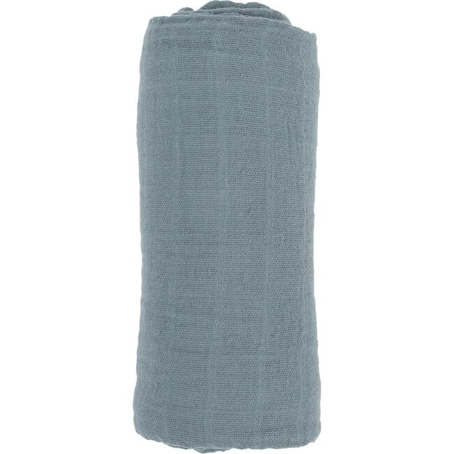 Cotton Muslin Swaddle Blanket, Sea - Swaddles - 2