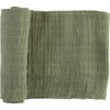 Cotton Muslin Swaddle Blanket, Fern - Swaddles - 1 - thumbnail