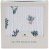 Original Cotton Muslin Quilt, Prickle Pots - Swaddles - 3