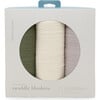 Cotton Muslin Swaddle Blanket, Fern 2 (Pack Of 3) - Swaddles - 4