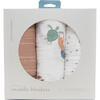 Cotton Muslin Swaddle Blanket, Mermaids (Pack Of 3) - Swaddles - 5