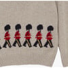 Marching Guardsman Half Zip , Oatmeal - Sweaters - 3