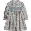 Smocked Charlotte Dress, Green Gables Floral - Dresses - 1 - thumbnail