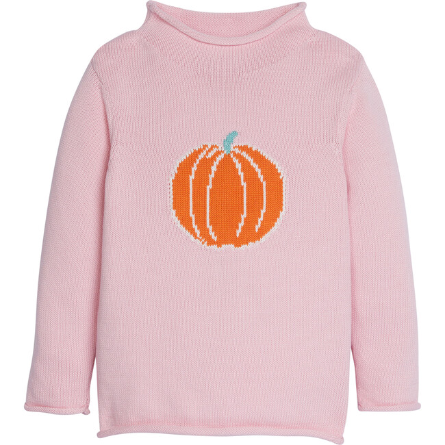 Roll Neck Sweater, Pink Pumpkin