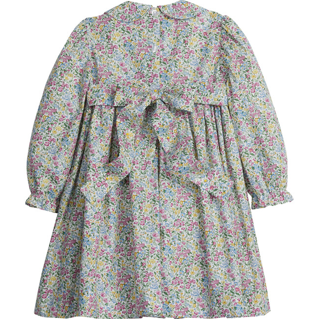 Smocked Charlotte Dress, Green Gables Floral - Dresses - 2