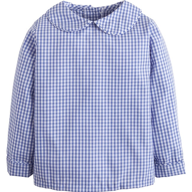 Peter Pan Shirt, Royal Gingham