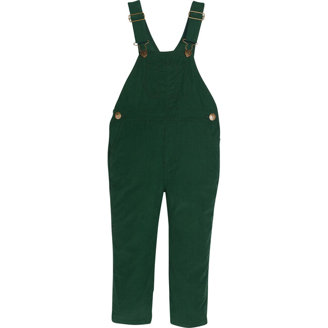 Essential Overall, Hunter Green Corduroy - Overalls - 1