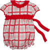 Caroline Bubble, Holiday Plaid - Rompers - 1 - thumbnail