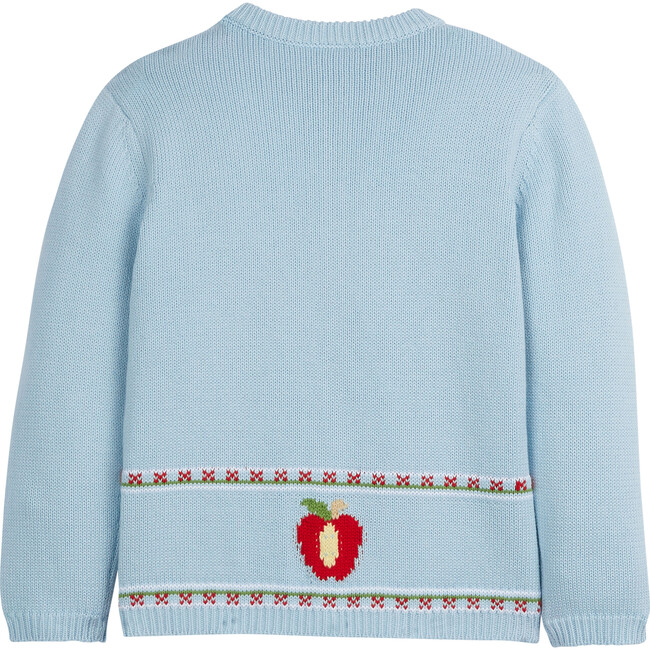 Intarsia Cardigan, Apple - Cardigans - 2