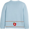 Intarsia Cardigan, Apple - Cardigans - 2