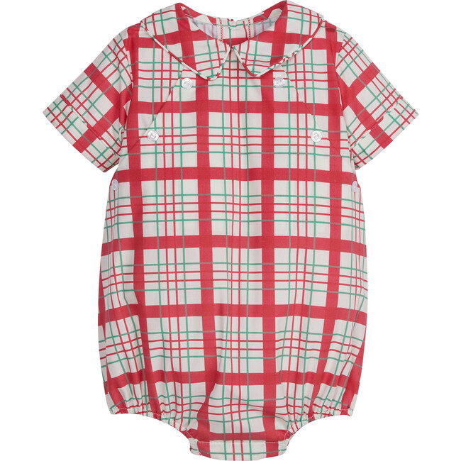 Walker Bubble, Holiday Plaid - Rompers - 1