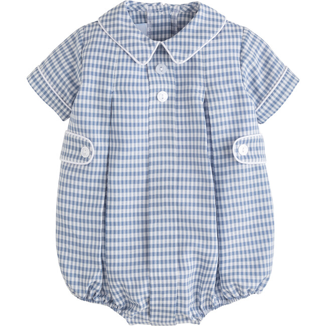 Davant Bubble, Gray Blue Gingham