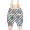 Acorn Ribbed Bib Buttoned Strap Jumper, Oatmeal - Overalls - 1 - thumbnail