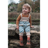 Acorn Ribbed Bib Buttoned Strap Jumper, Oatmeal - Overalls - 2