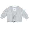 Kids Full Sleeve Cardigan, Grey - Cardigans - 1 - thumbnail