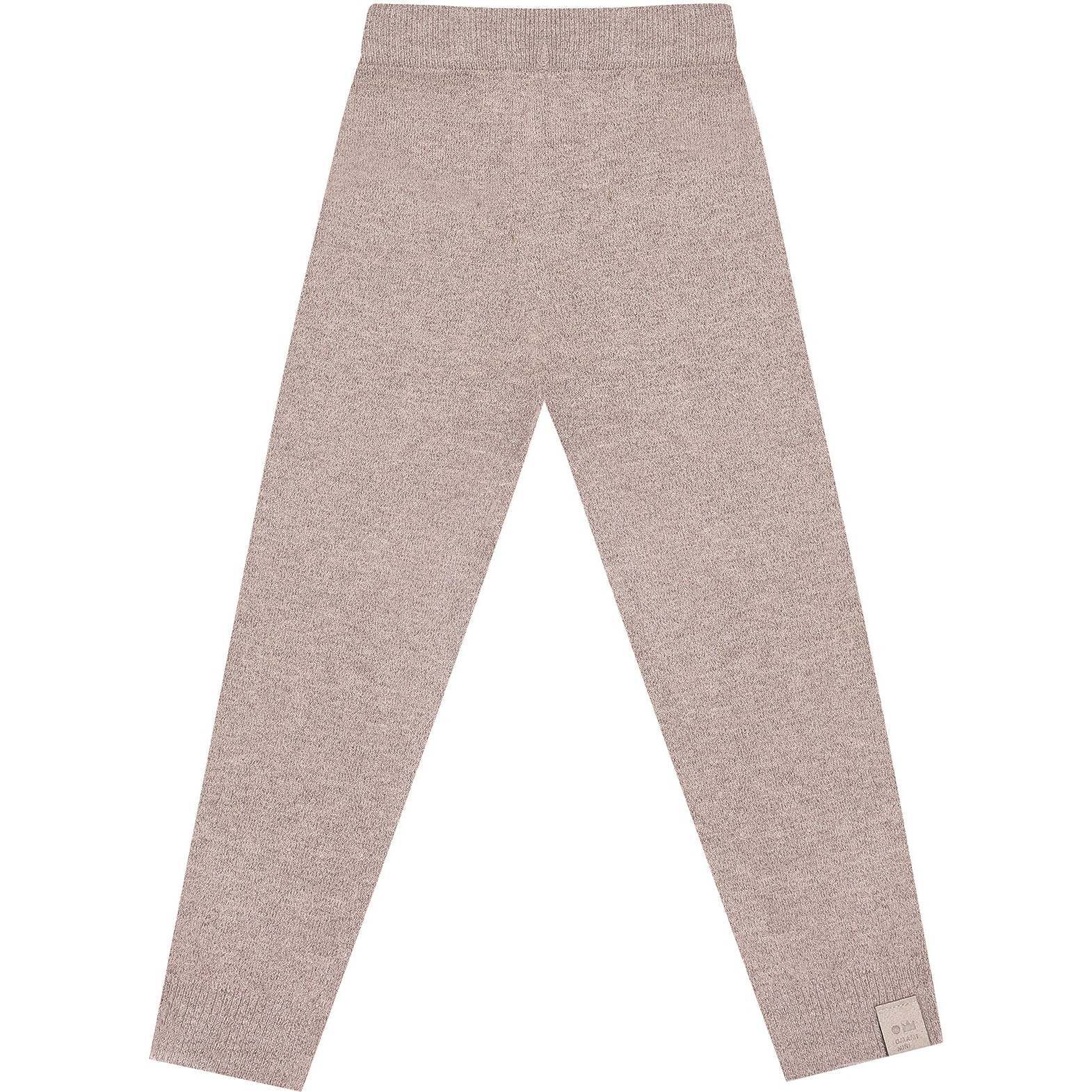 Kids Leggings, Tan - Leggings - 1