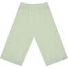 Kids Wide Pull-On Pants, Green - Pants - 1 - thumbnail