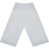 Kids Wide Pull-On Pants, Grey - Pants - 1 - thumbnail