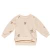 Kids Terry Sweatshirt, Beige - Sweatshirts - 1 - thumbnail