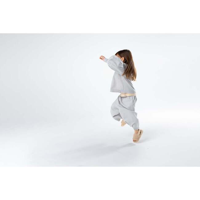 Kids Wide Pull-On Pants, Grey - Pants - 2