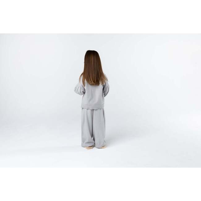 Kids Wide Pull-On Pants, Grey - Pants - 3