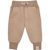 Baby Terry Joggers, Brown - Sweatpants - 1 - thumbnail
