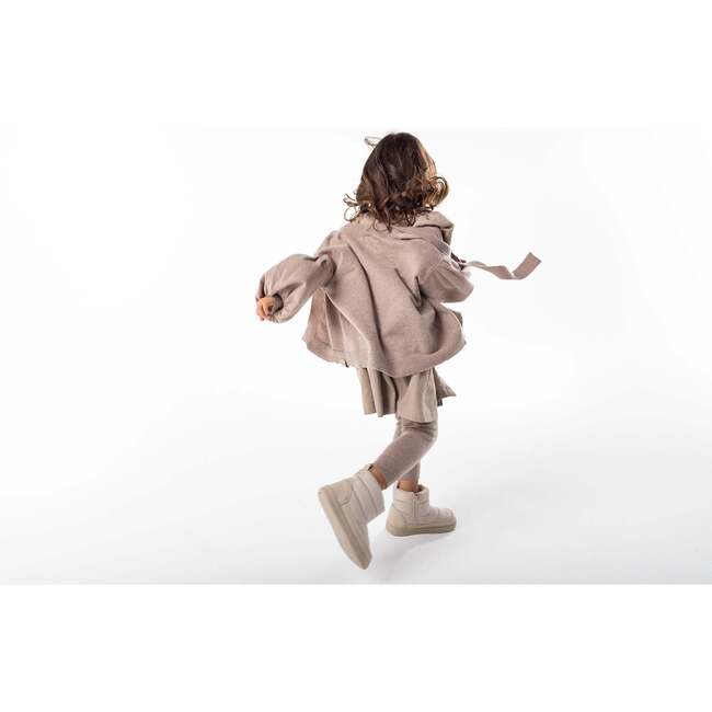 Girls Layered Skirt, Tan - Skirts - 2