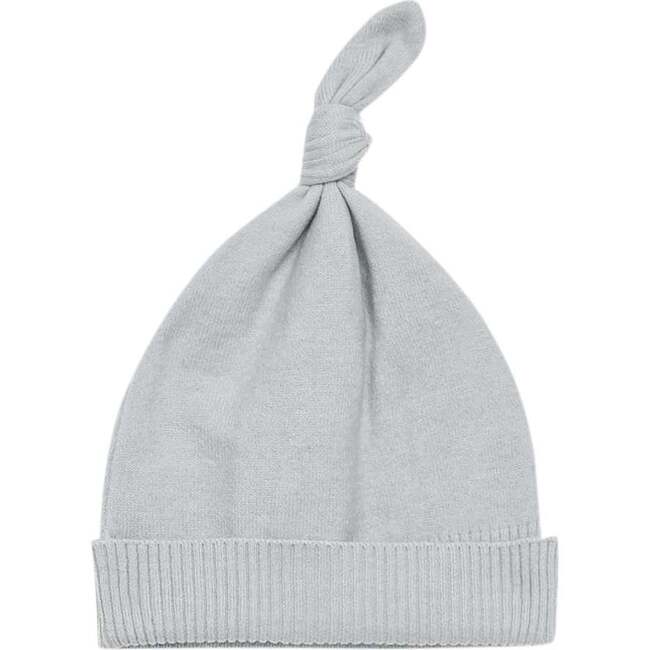 Baby Beanie in Brushed Knit, Grey
