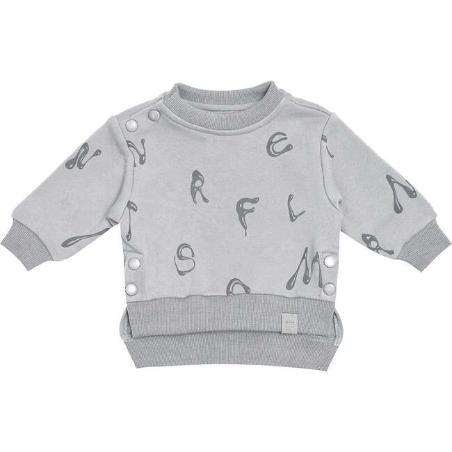 Baby Hi-Low Terry Sweatshirt, Grey