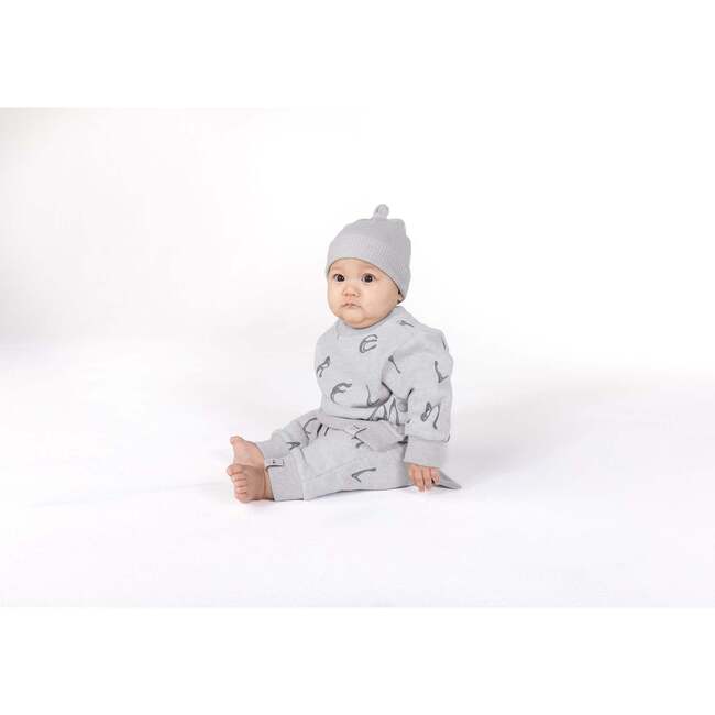Baby Hi-Low Terry Sweatshirt, Grey - Sweatshirts - 2
