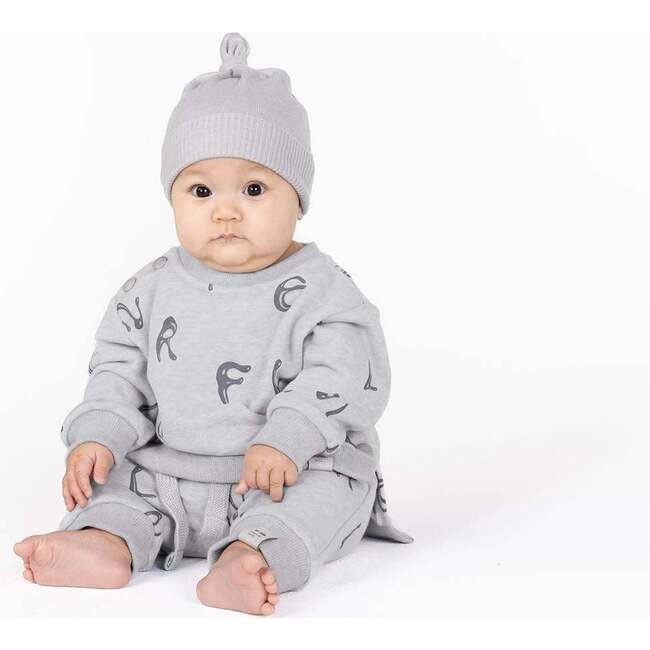 Baby Hi-Low Terry Sweatshirt, Grey - Sweatshirts - 3