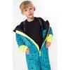 Universe Mondo Monster Snowsuit, Green Blue - Snowsuits - 2