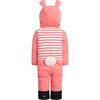 Bunnydo Rabbit Snowsuit, Peach Pink - Snowsuits - 3