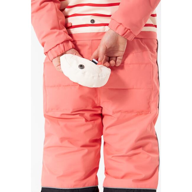 Bunnydo Rabbit Snowsuit, Peach Pink - Snowsuits - 5