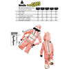 Bunnydo Rabbit Snowsuit, Peach Pink - Snowsuits - 8