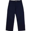 Pocket Detail Chino Trousers, Navy - Pants - 1 - thumbnail