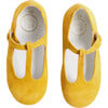 Suede Charlotte Shoes, Mustard - Mary Janes - 1 - thumbnail