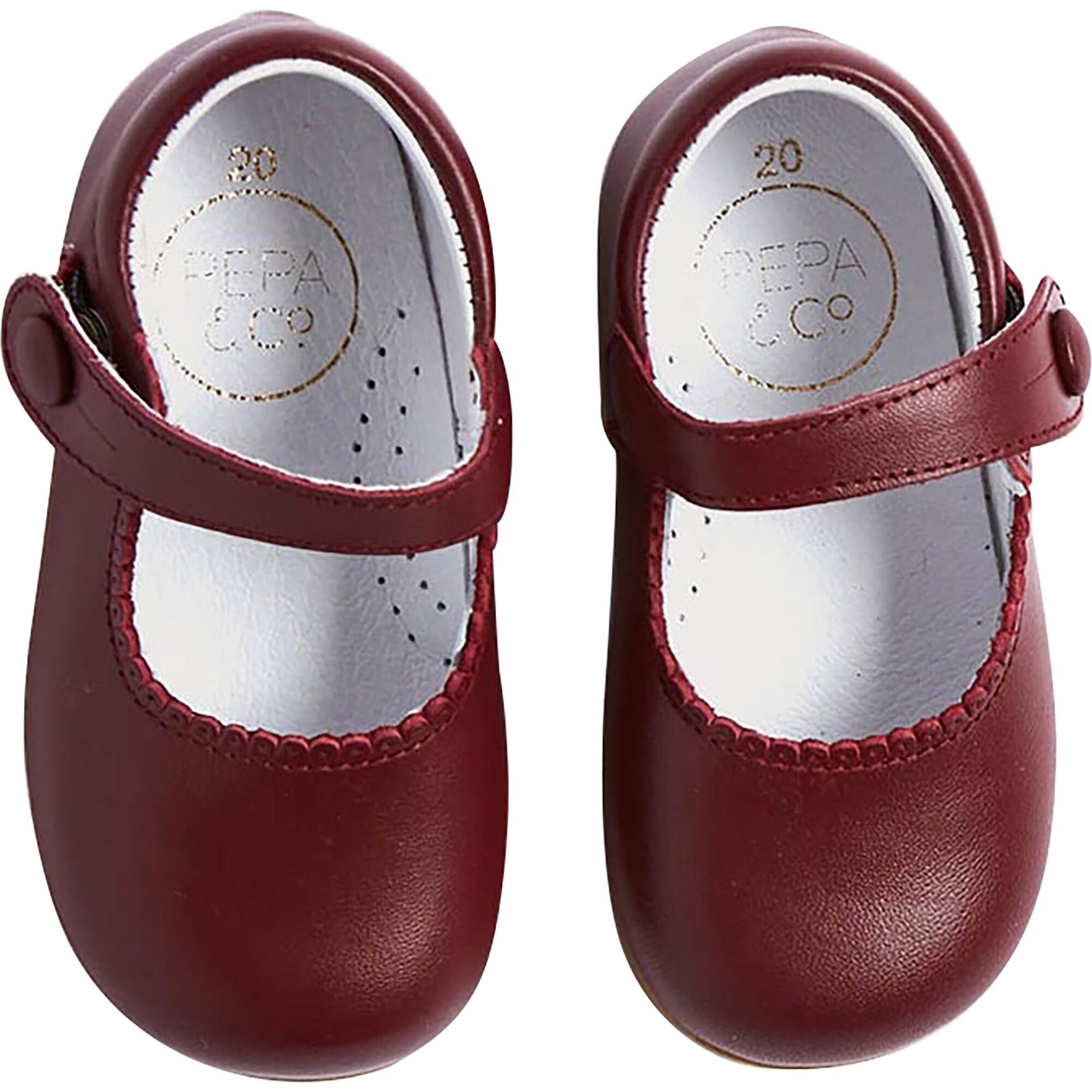 Burgundy clearance baby shoes