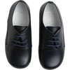 Leather Lace-Up Shoes, Navy - Lace-Ups - 1 - thumbnail